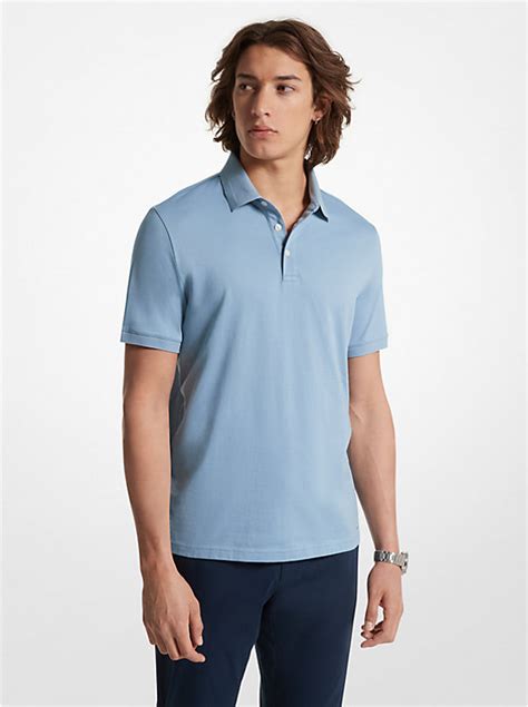 michael kors stretch pima site dillards.com|Michael Kors Mercerized Pima Cotton Modern Fit Short Sleeve .